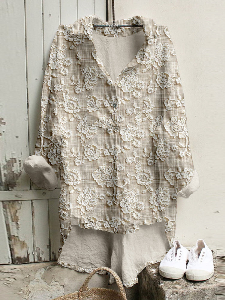 Callena™ Newest Arrivals - Effortless Printed Top