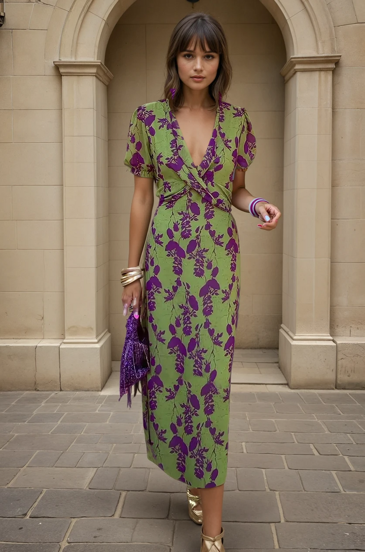 Augusta® NDC | Long Women's Dress with Floral Print