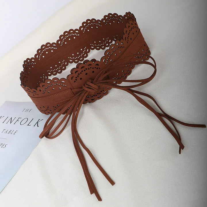 Women's Bow Tie Belt™ Retro Western Style – The Perfect Finishing Touch to Any Outfit