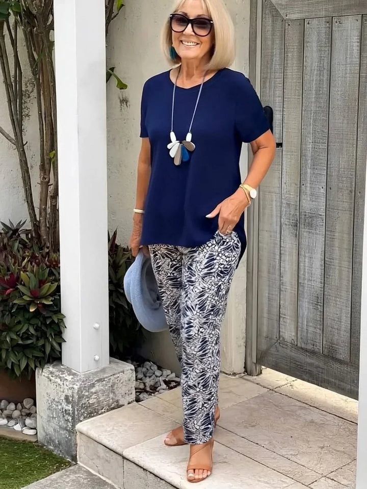 Lottie™ Spring Essential - Casual Two-Piece Floral Set for Spring