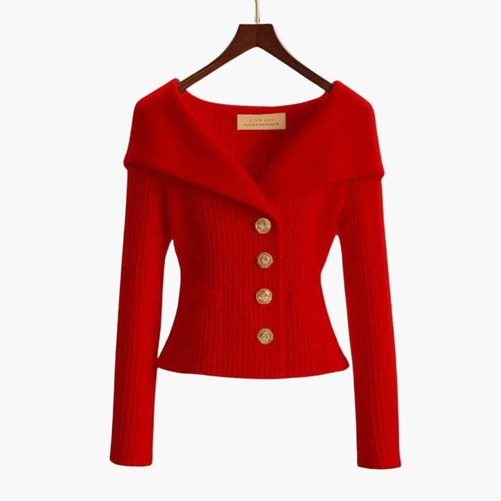 Kim™ Spring Essential - Ribbed Button-Up Cardigan