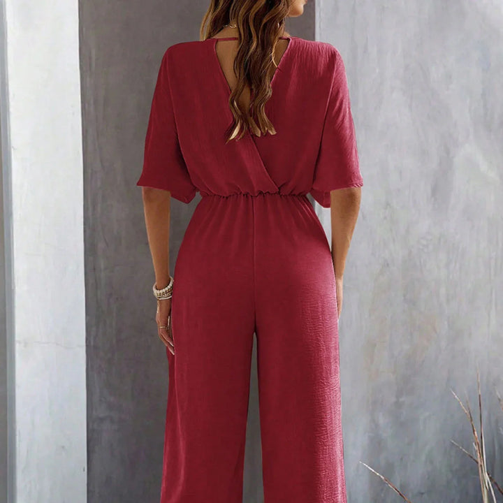 Amelia™ - Stylish V-Neck Jumpsuit