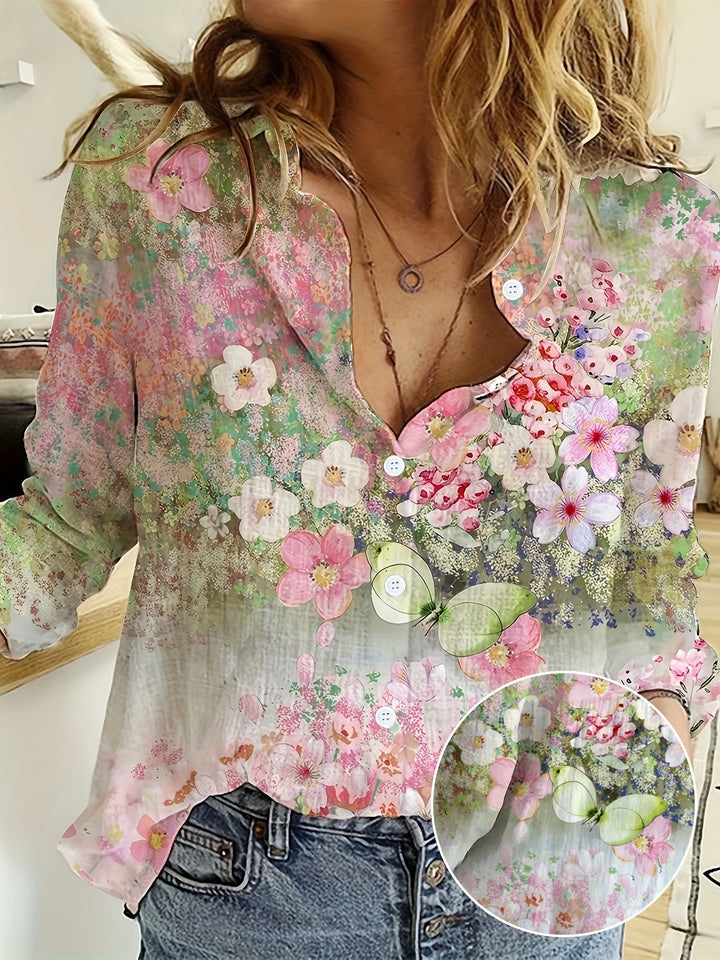 Rachelle™ | Floral Boho Blouse