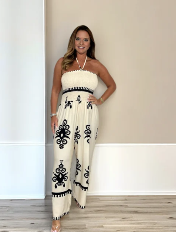 Tube Top Suspender Jumpsuit™ – Effortlessly Chic & Comfortable