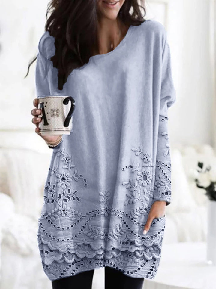 Clarissa™ Newest Arrivals  - Printed Cozy Sweater
