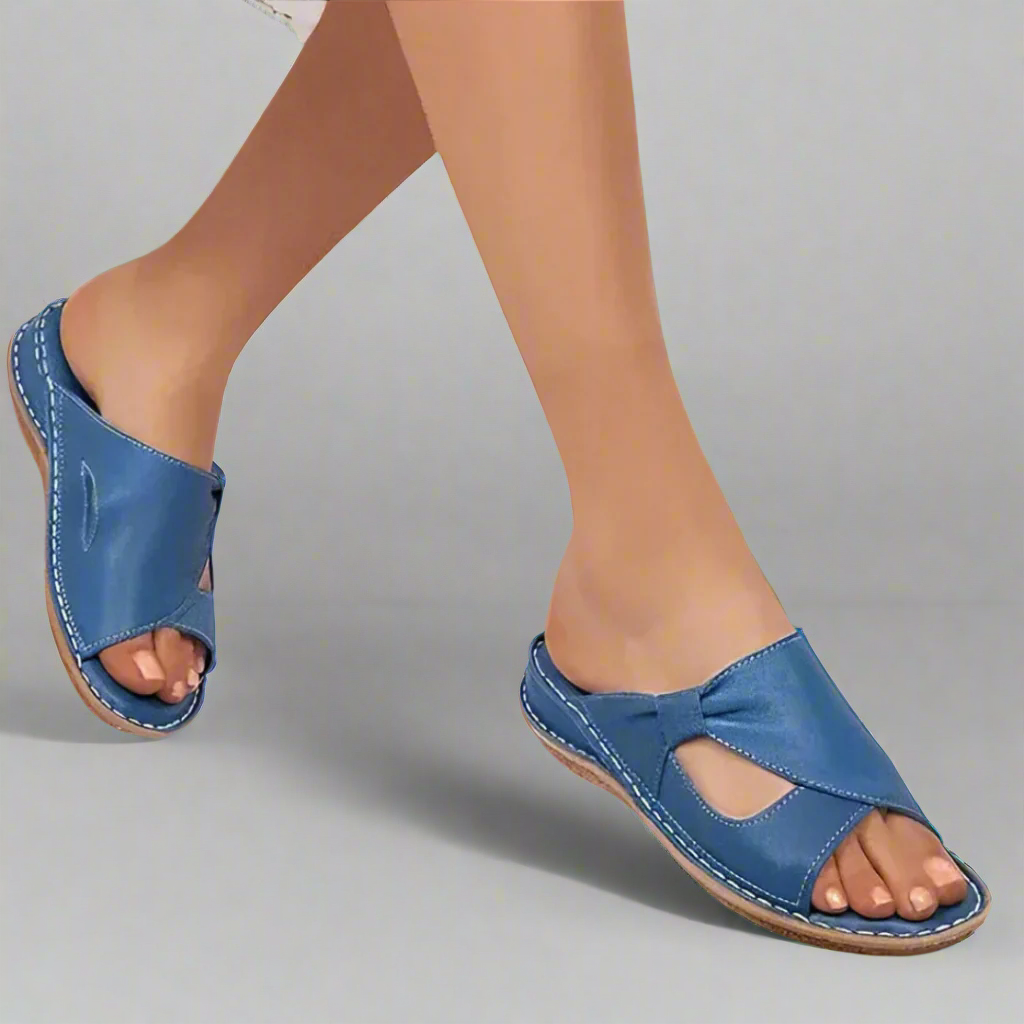 Yvonne™  | Women’s Leather Orthopedic Sandals