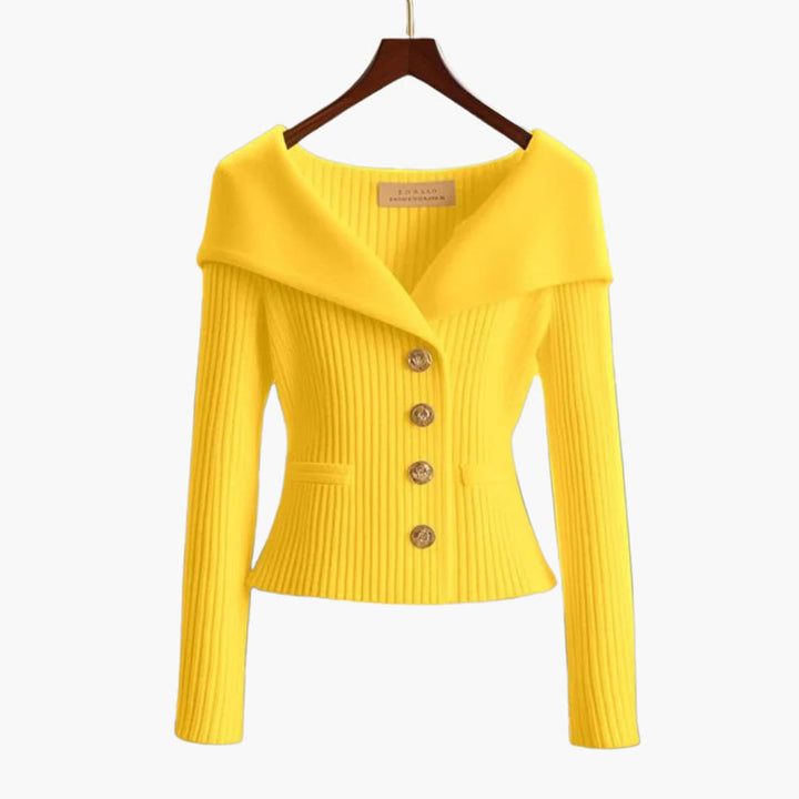 Kim™ Spring Essential - Ribbed Button-Up Cardigan