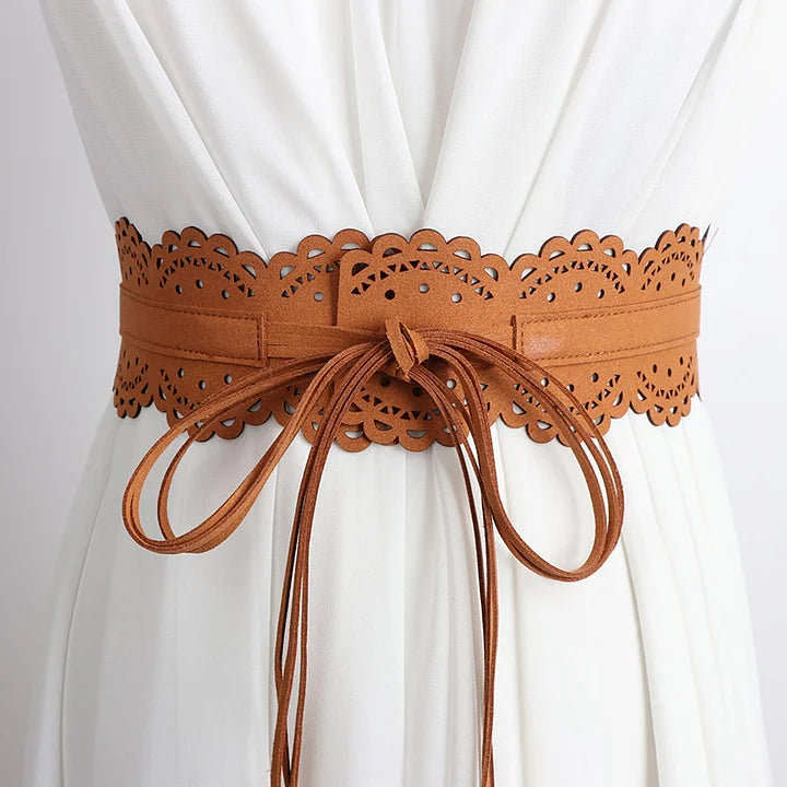 Women's Bow Tie Belt™ Retro Western Style – The Perfect Finishing Touch to Any Outfit