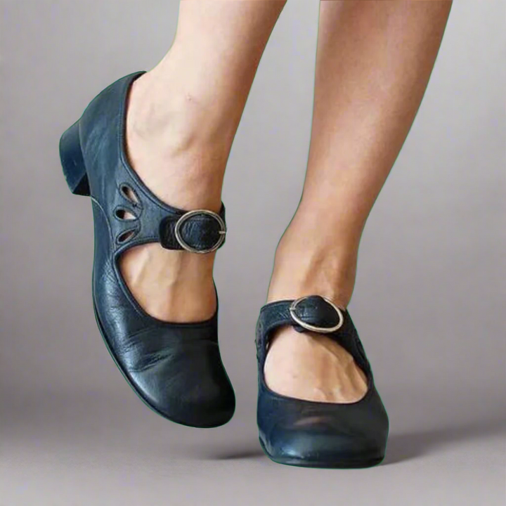Denisa | Women’s Orthopedic Leather Wedge Sandals