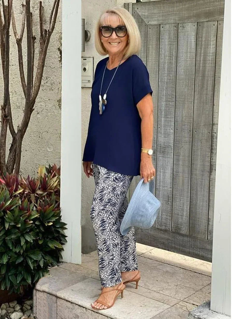 Lottie™ Spring Essential - Casual Two-Piece Floral Set for Spring