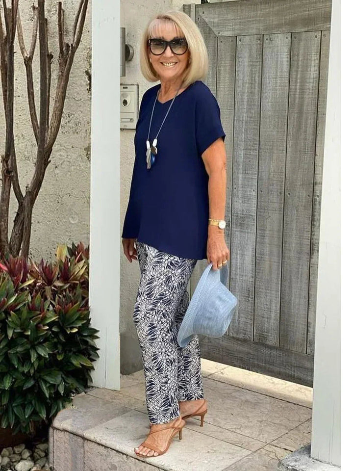 Lottie™ Spring Essential - Casual Two-Piece Floral Set for Spring