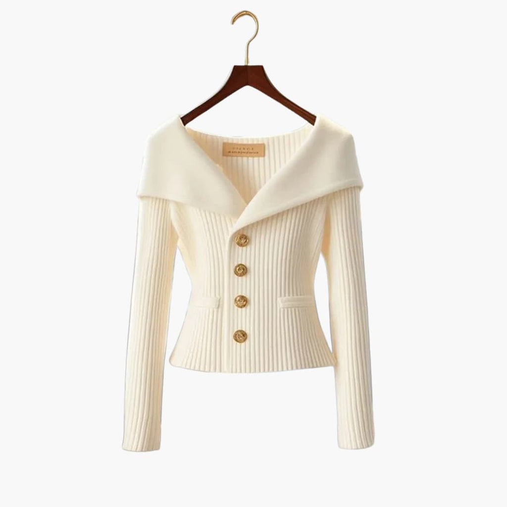 Kim™ Spring Essential - Ribbed Button-Up Cardigan