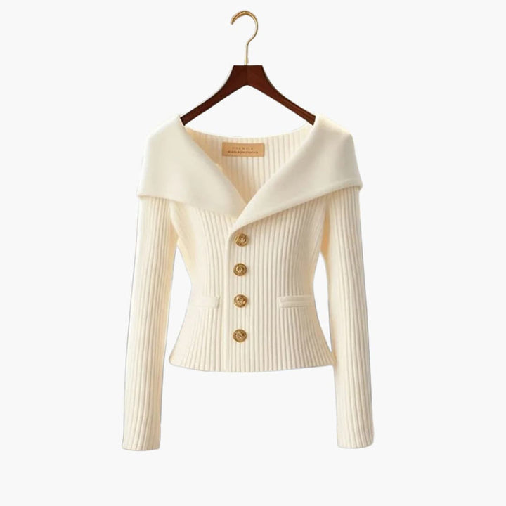 Kim™ Spring Essential - Ribbed Button-Up Cardigan
