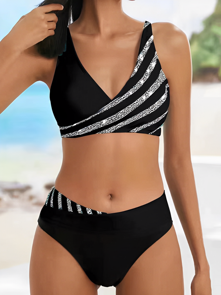 Charlotte™ SC - Vibrant Striped Bikini Set