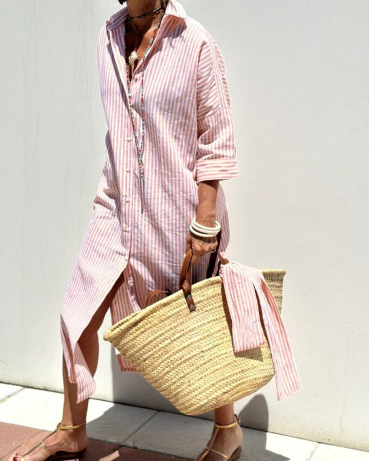 Marieke™ – Elegant Shirt Dress