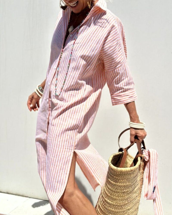 Marieke™ – Elegant Shirt Dress
