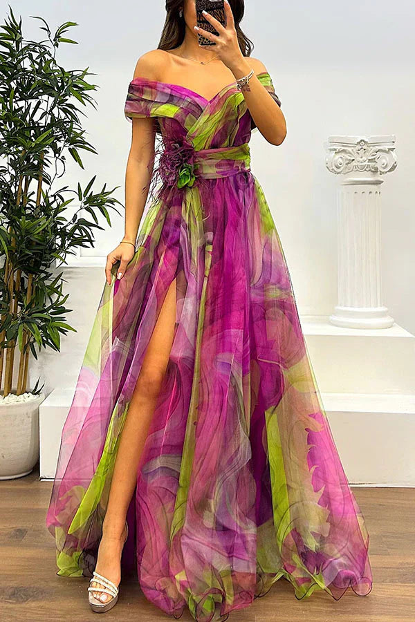 Juliet WD– Elegant Off-Shoulder Maxi Dress