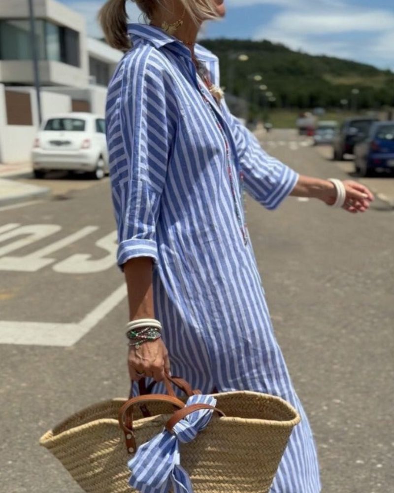 Marieke™ – Elegant Shirt Dress
