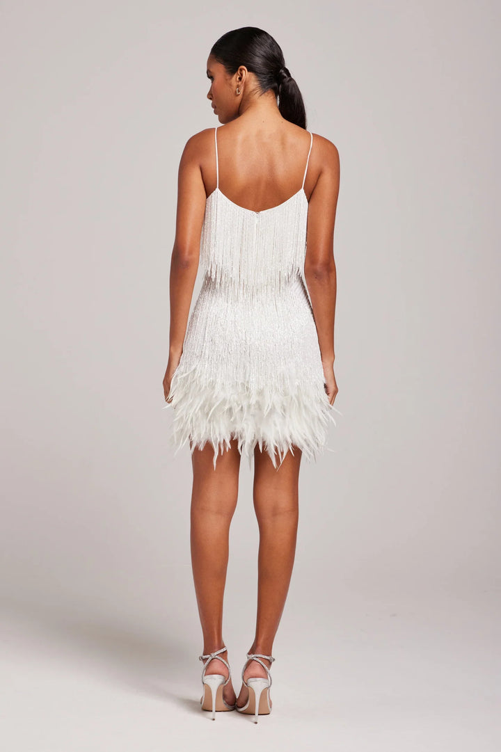 Brielle - Feather Mini Dress