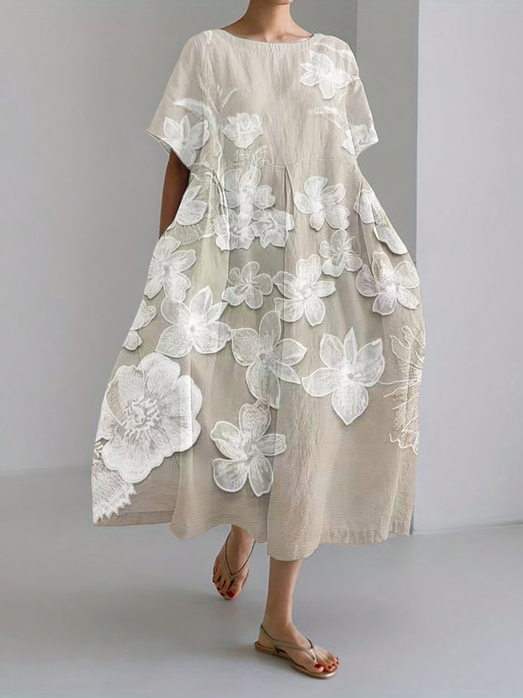 Cirelle™ Newest Arrivals - Elegant Floral Print Dress