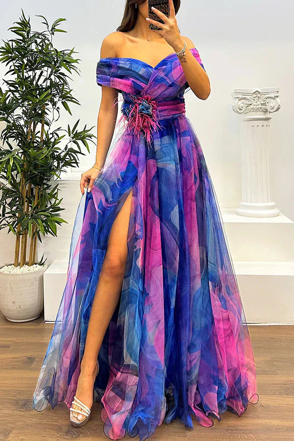 Juliet WD– Elegant Off-Shoulder Maxi Dress