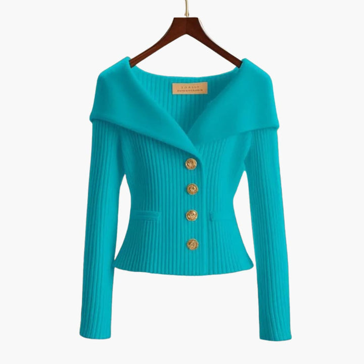 Kim™ Spring Essential - Ribbed Button-Up Cardigan