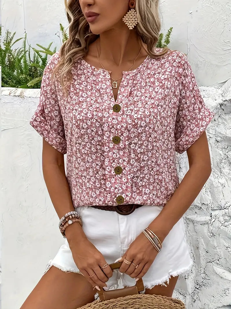 Brigitte WBC– Charming Floral Blouse
