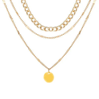 Vintage Glow™ Retro Western Style - Simple Gold Multi-layer Necklace