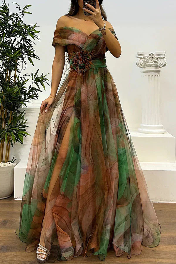 Juliet WD– Elegant Off-Shoulder Maxi Dress