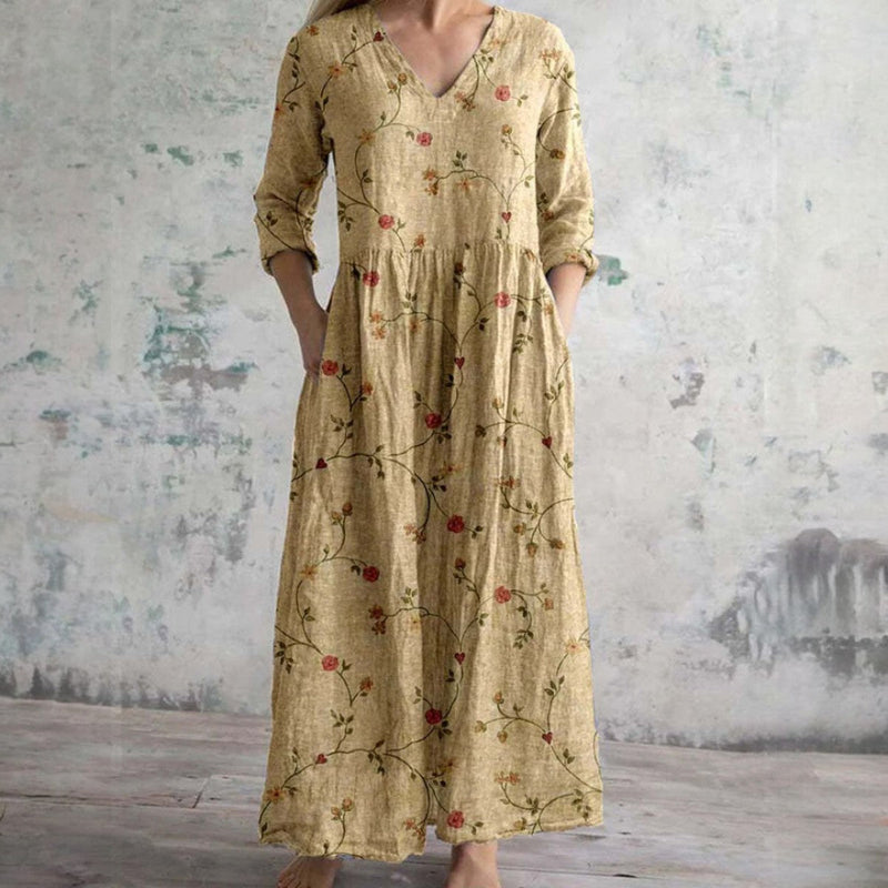 Erica™ - Elegant Floral Dress