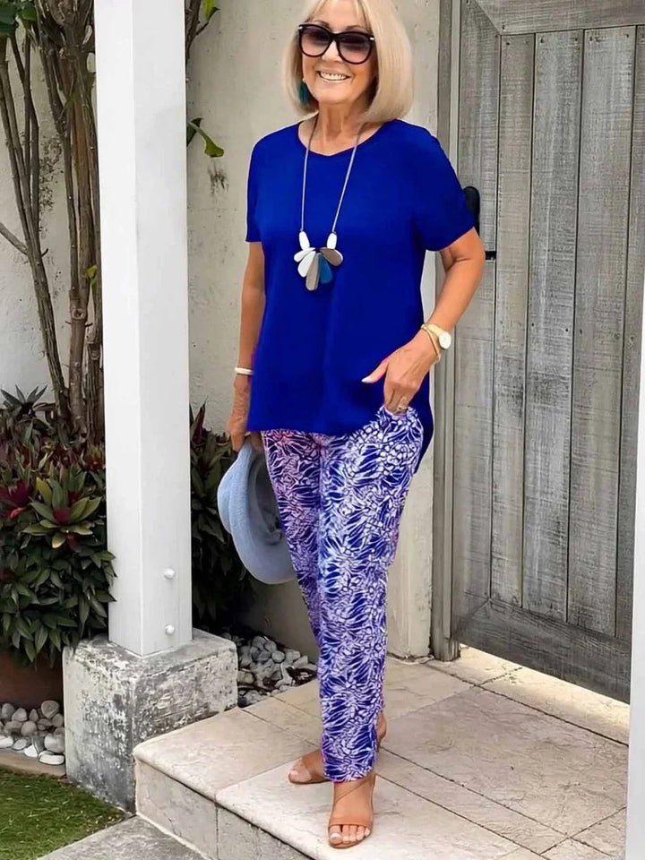 Lottie™ Spring Essential - Casual Two-Piece Floral Set for Spring