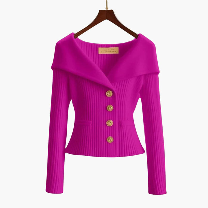 Kim™ Spring Essential - Ribbed Button-Up Cardigan