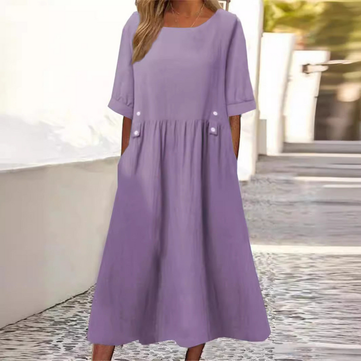 Amelina™ - Relaxed Midi Dress