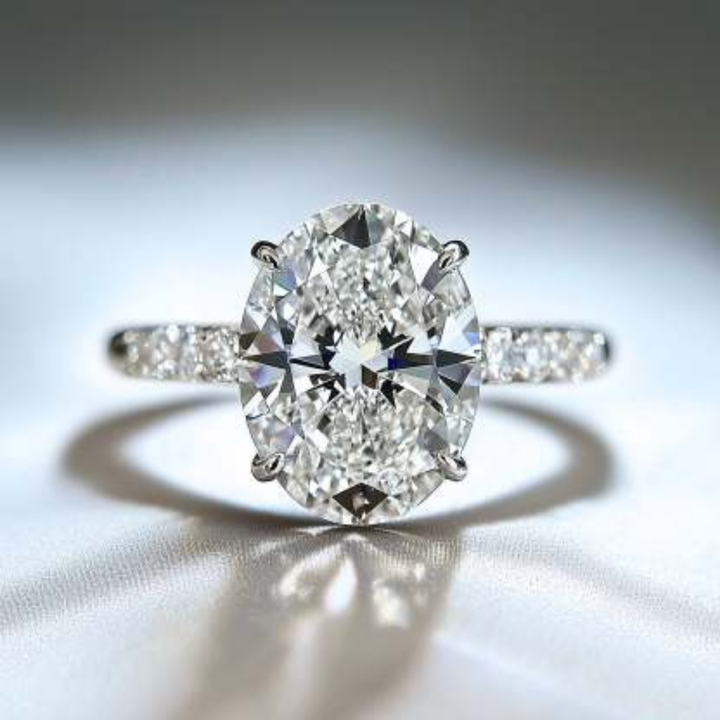 Silver Echo Ring™ Colored Gem Stone – Pure Radiance in a Sculpted Setting