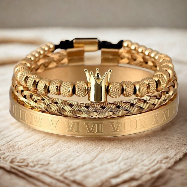 Moon Madrid Royal Numeral Bracelet™ Men Jewelry – Regal Craft Meets Modern Edge