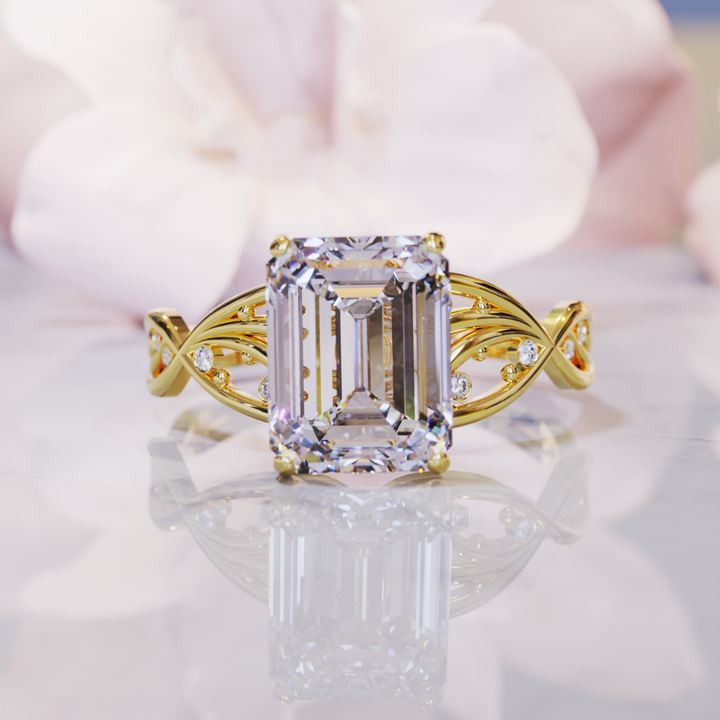 Blossom Radiance Ring™ Colored Gem Stone – Pure Elegance with Brilliant Bloom
