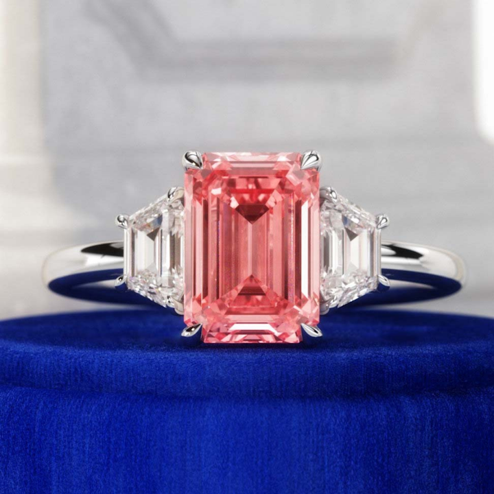 Seraph Rose Ring™ Luxury Ring – Vivid Pink Gemstone Silver Ring