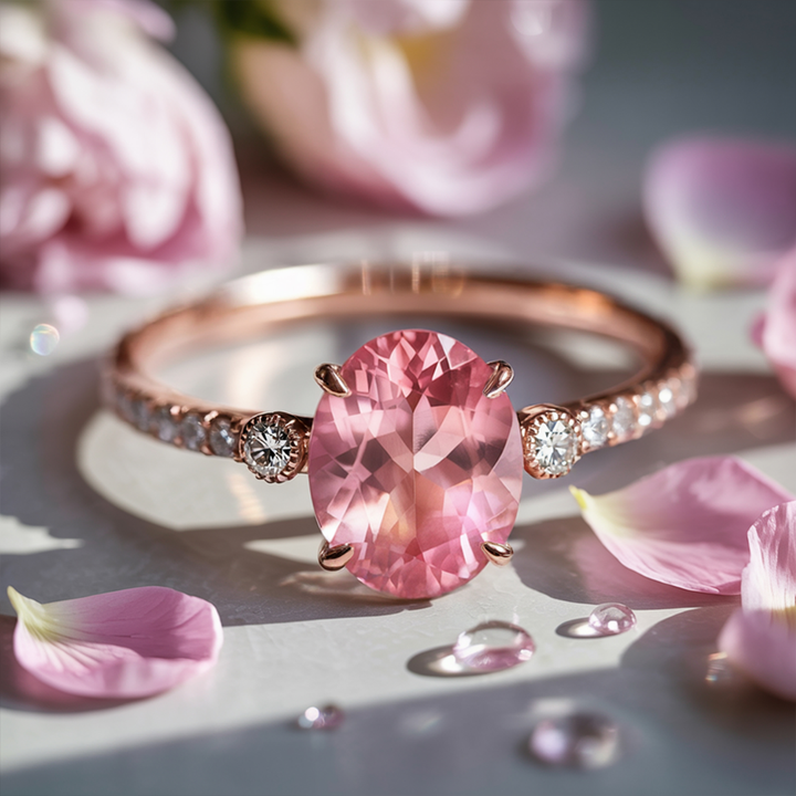 Velvet Light Ring™ Colored Gem Stone – Soft Glamour in Every Sparkle
