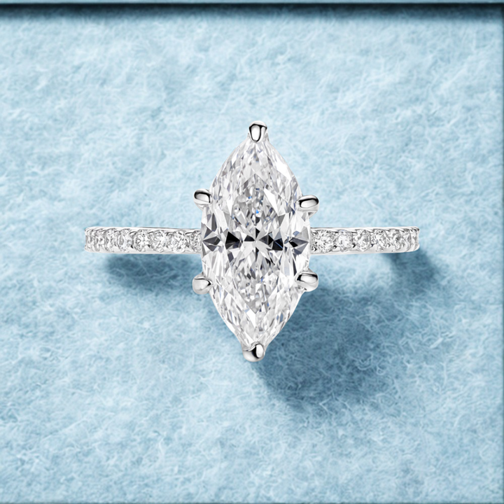 Roseblade Ring™ Colored Gem Stone – Dazzling Sparkle in an Eternity Setting