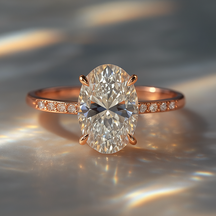 Starry Silk Ring™ Colored Gem Stone – Silver Sparkle with a Graceful Glow