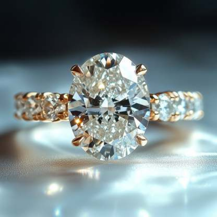 Arctic Gleam Ring™ Colored Gem Stone – Pure Fire in an Icy Frame
