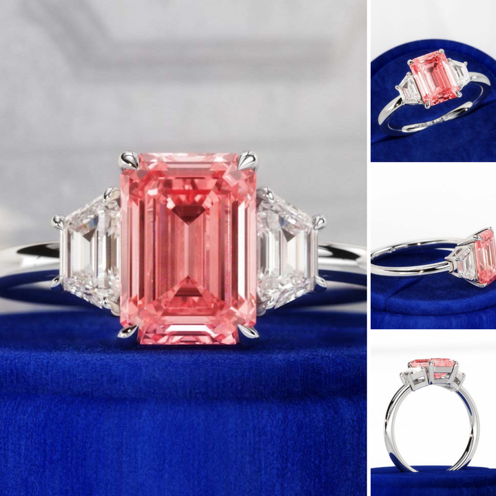 Seraph Rose Ring™ Luxury Ring – Vivid Pink Gemstone Silver Ring