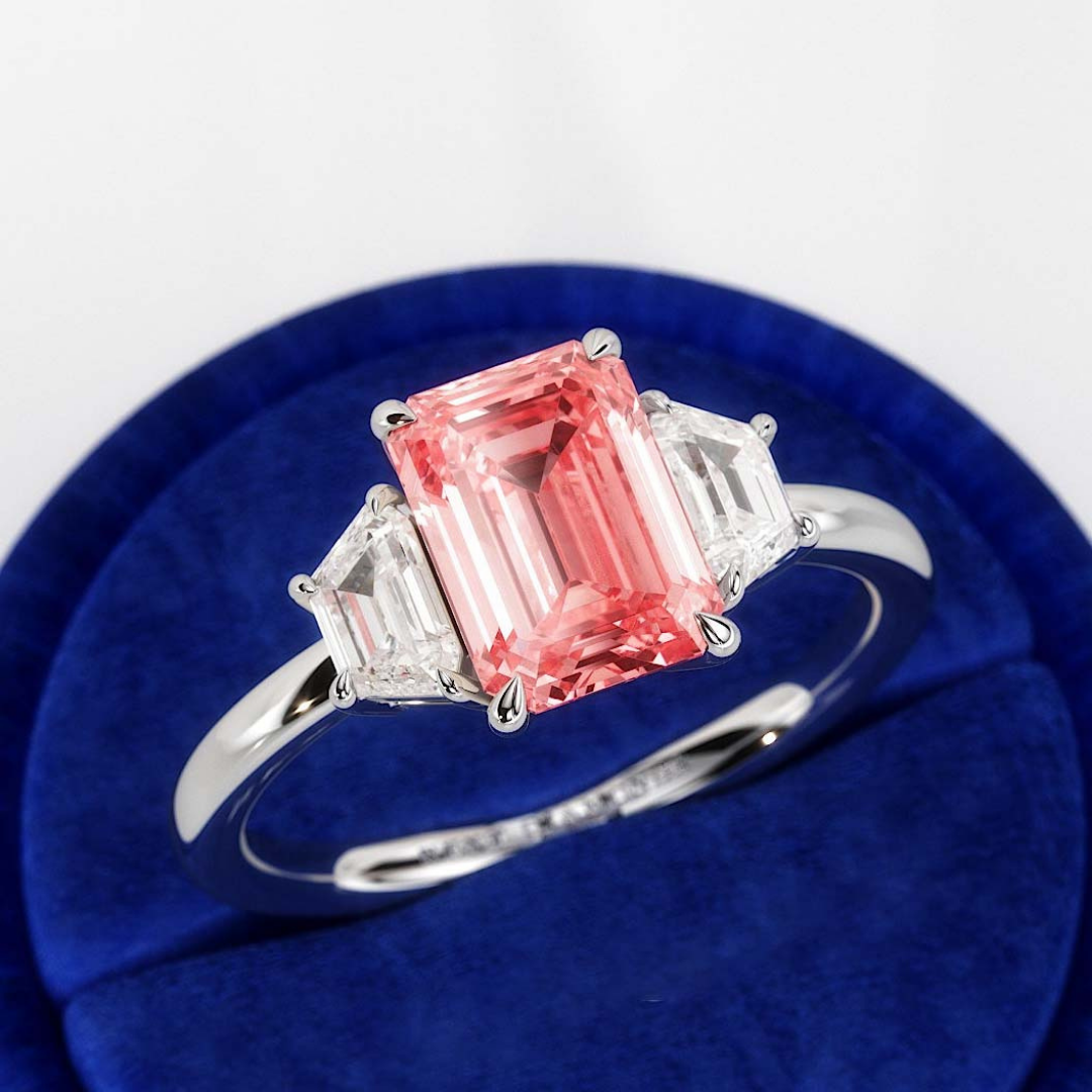 Seraph Rose Ring™ Luxury Ring – Vivid Pink Gemstone Silver Ring