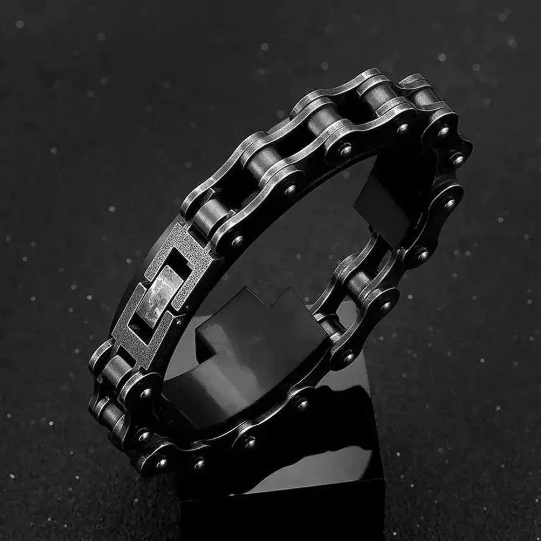 Moon Madrid Irvine Bracelet™ Men Jewelry – Punk-Inspired Bicycle Chain Bracelet