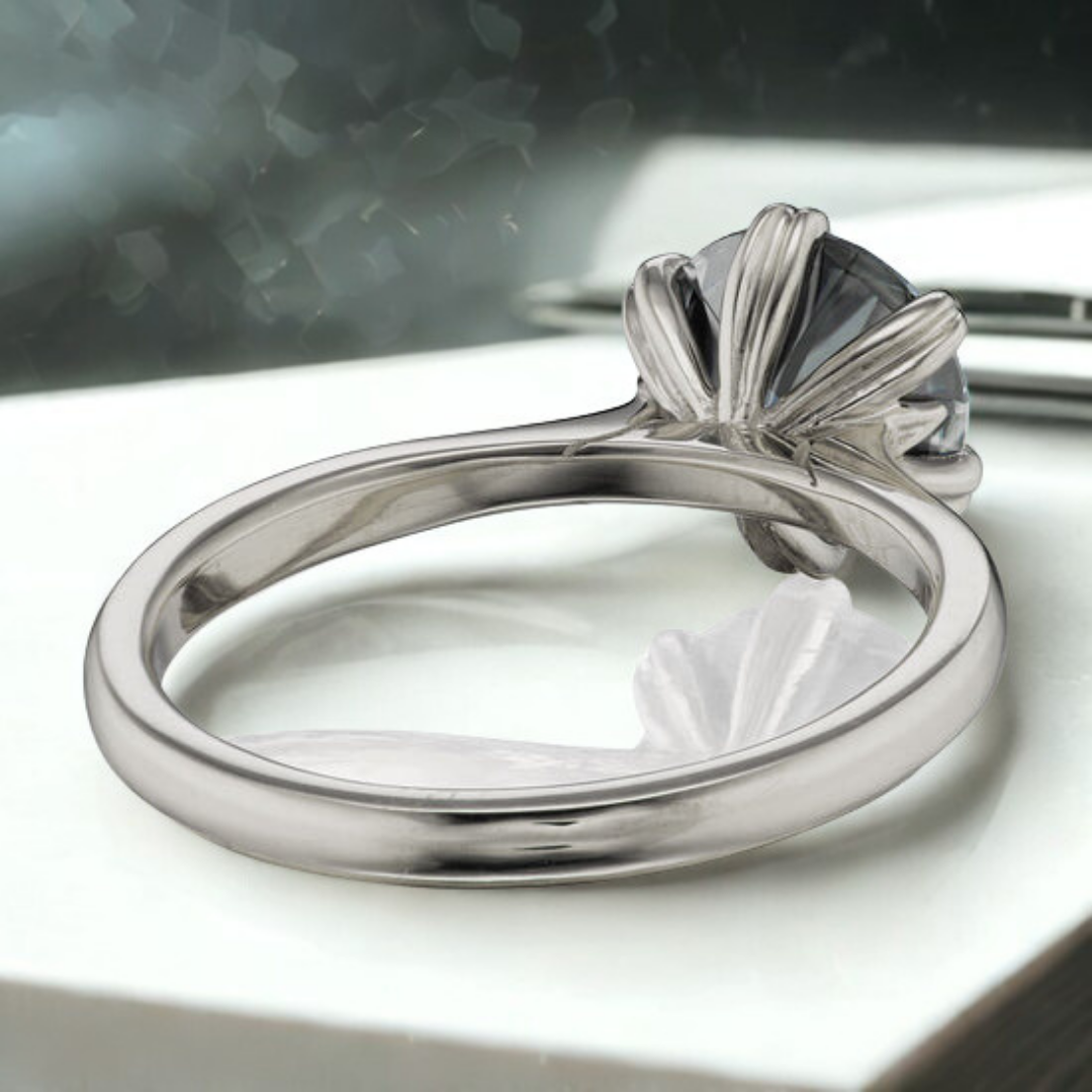 Azure Mist Ring™ Luxury Ring – Cool Sparkle in Ocean Haze