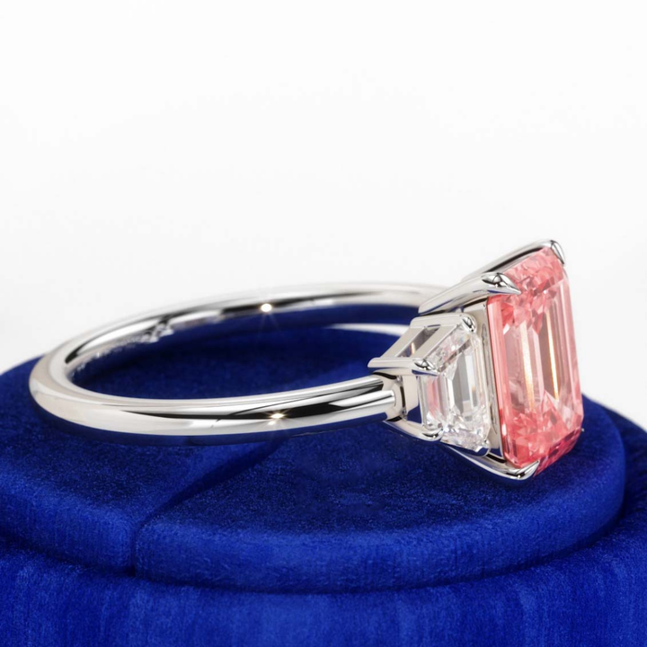 Seraph Rose Ring™ Luxury Ring – Vivid Pink Gemstone Silver Ring