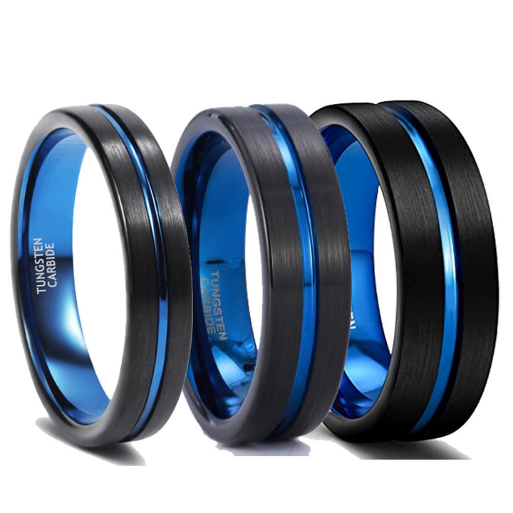 Stratus™ Men Rings – Bold Contrast, Electric Calm