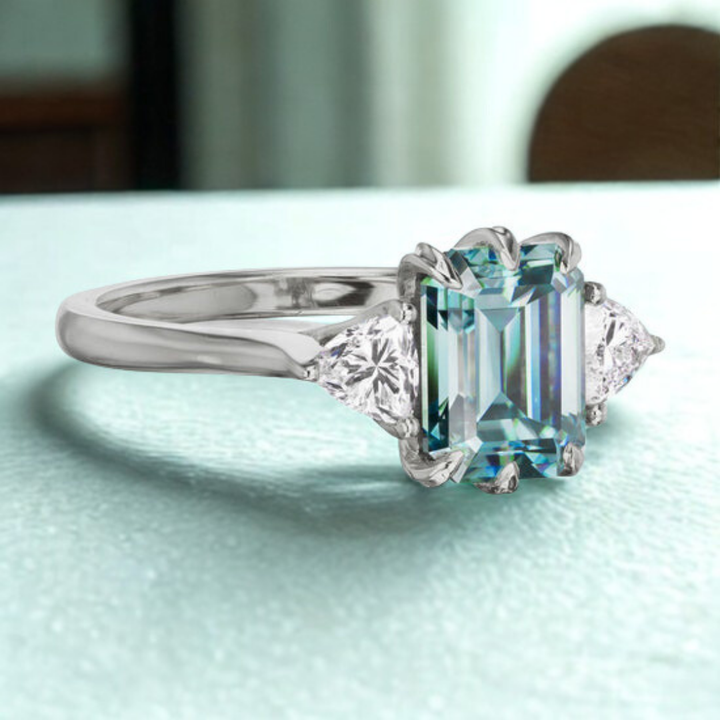 Nova Dream Ring™ Luxury Ring – Galactic Grace in Teal Light