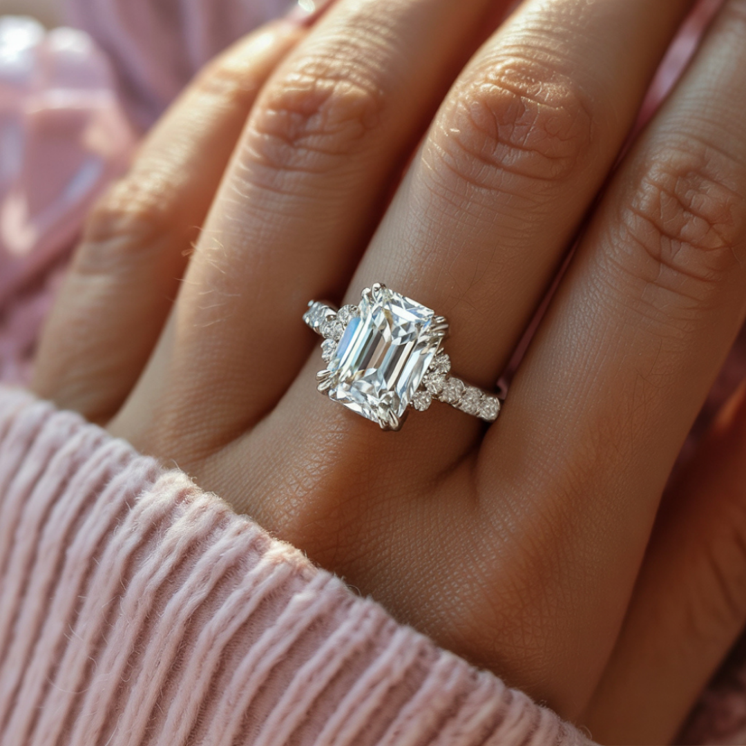 Pure Line Ring™ Colored Gem Stone – Classic Brilliance in a Timeless Silver Setting