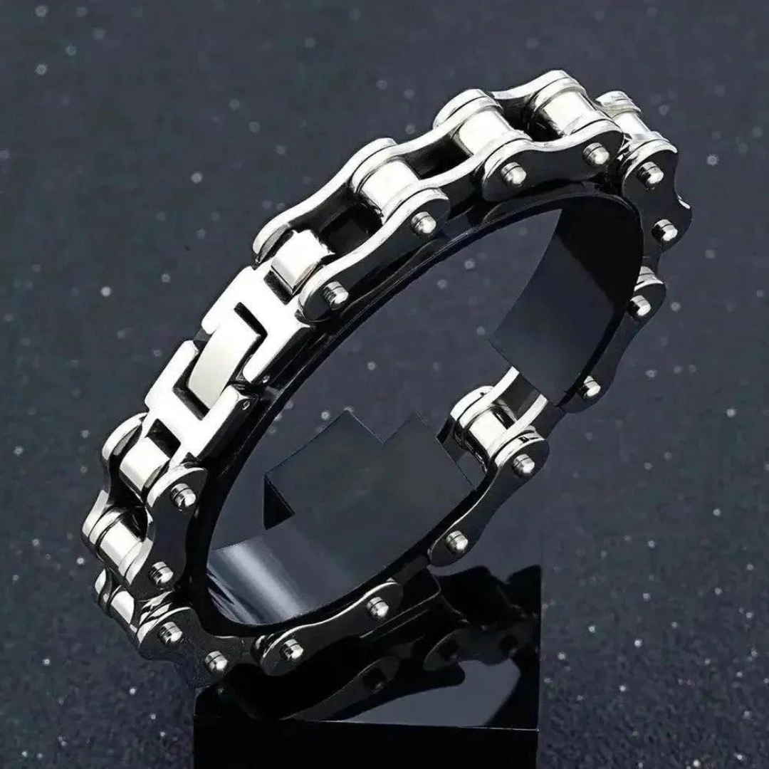 Moon Madrid Irvine Bracelet™ Men Jewelry – Punk-Inspired Bicycle Chain Bracelet